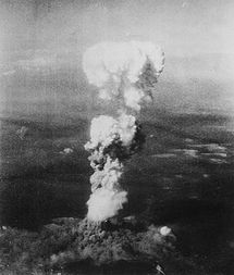 Atomic cloud over Hiroshima